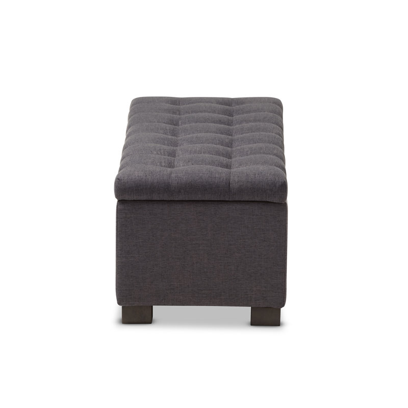 Latitude Run Kareem Upholstered Storage Bench Reviews Wayfair