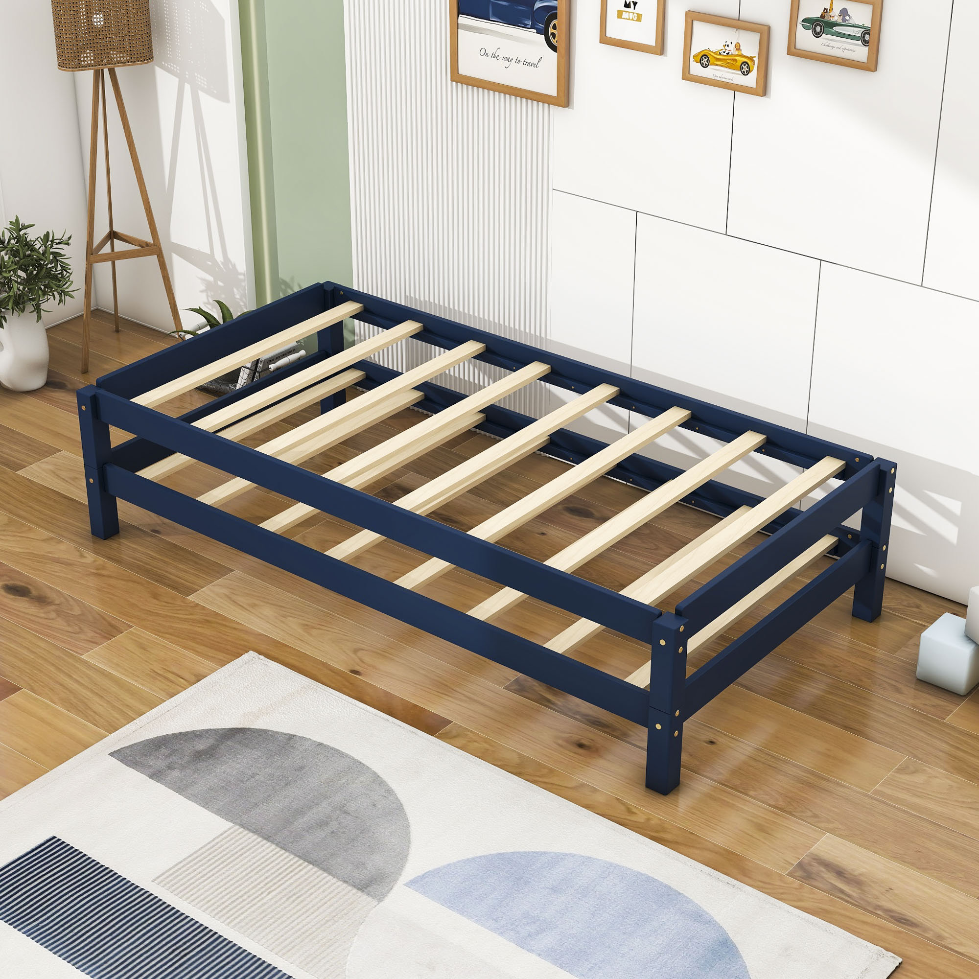 Red Barrel Studio® Twin Size Platform Beds, Stackable Bed Wayfair