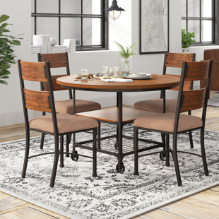 Dining Table With Wheels Wayfair Cayenne 5 Piece Dining Set
