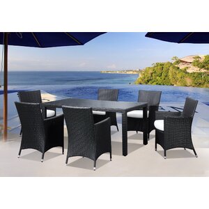 Chiasso 7 Piece Dining Set with Cushions