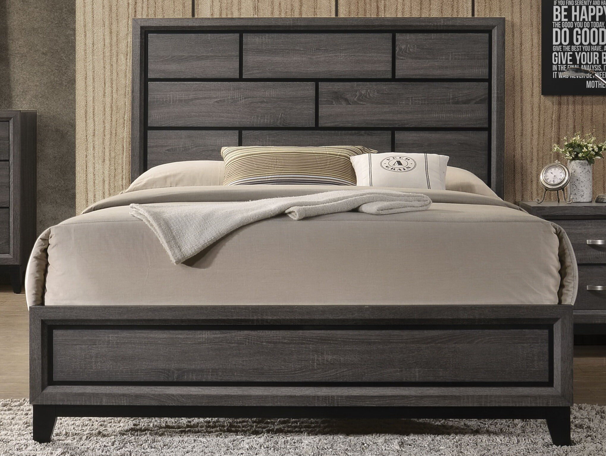 Gracie Oaks Caudillo Solid Wood Bed | Wayfair