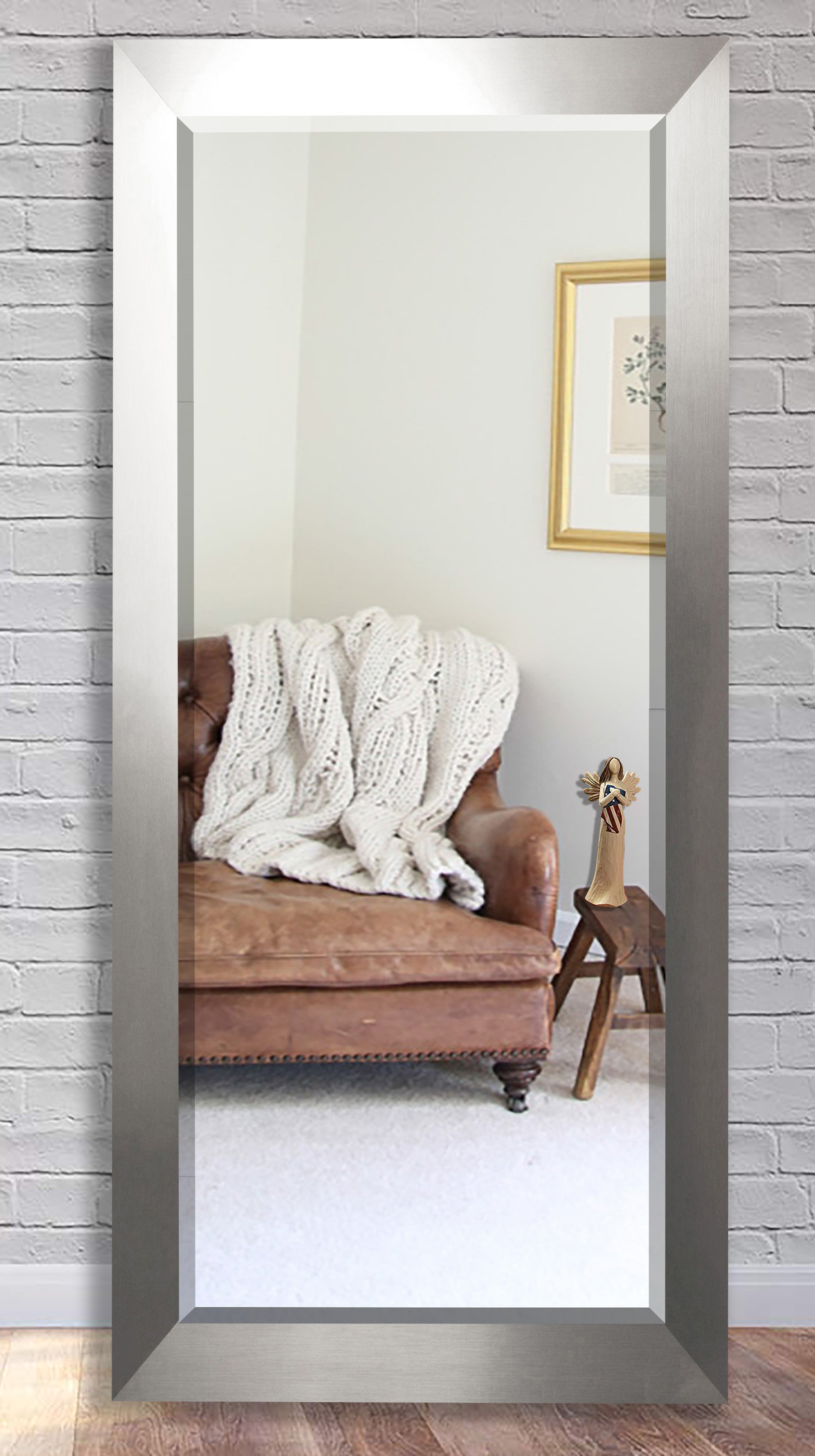 Dalessio Modern Contemporary Beveled Full Length Mirror Contemporary Beveled Full Length Mirror