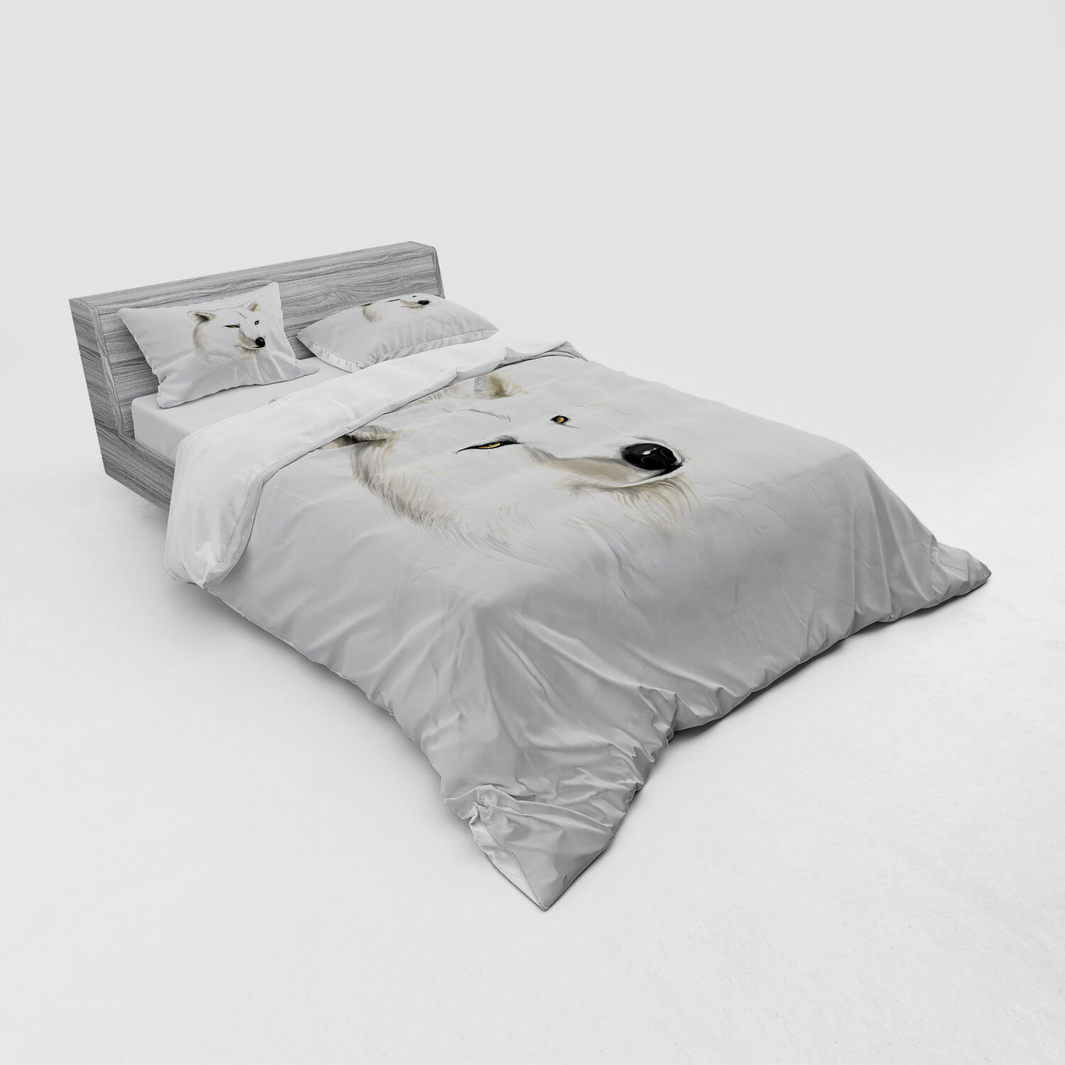 East Urban Home Wolf Duvet Cover Set Wayfair