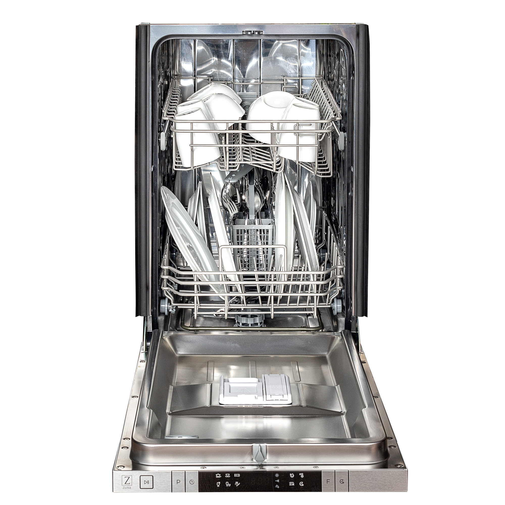 Zline Kitchen And Bath Top Control 18 40 Dba Built In Fully