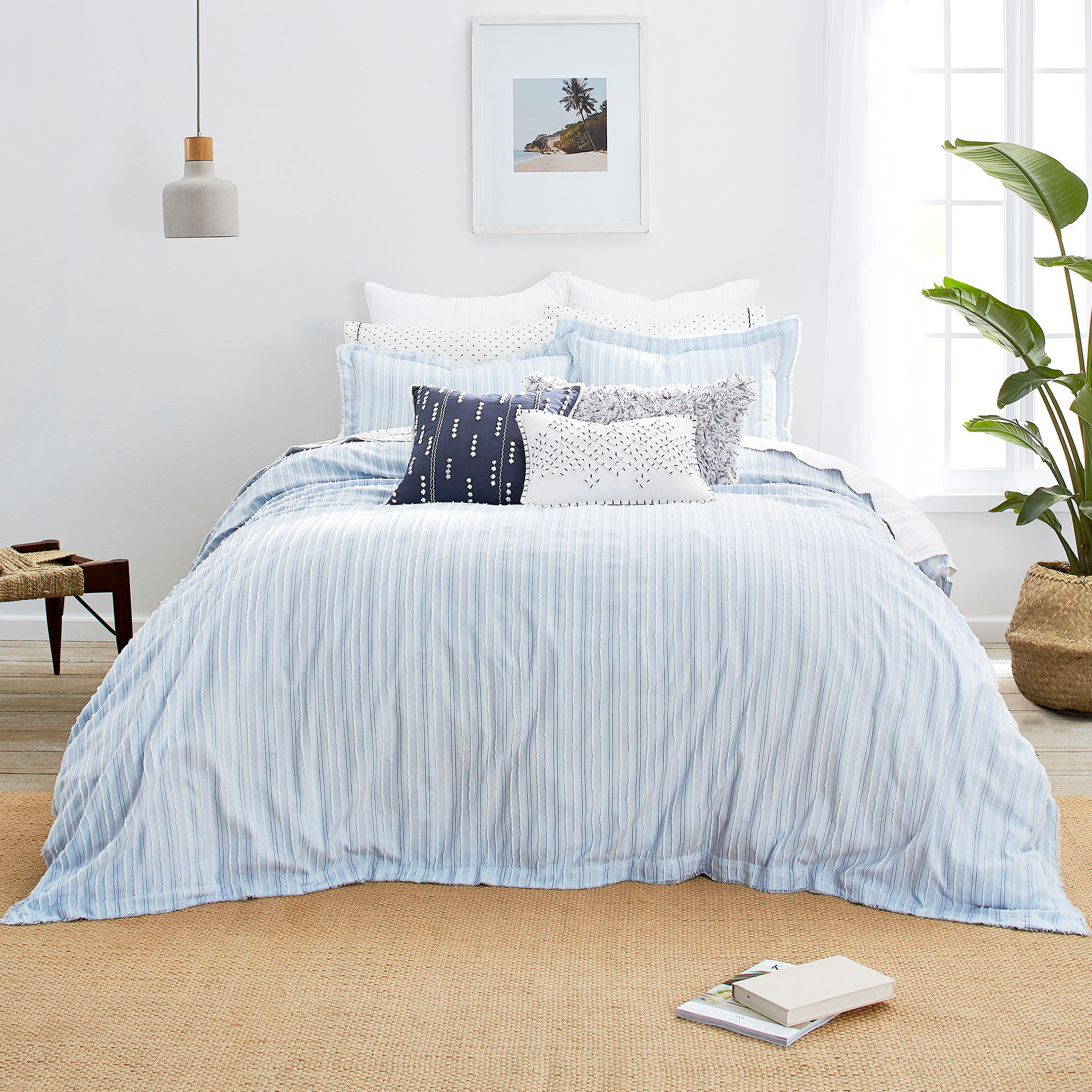 Home Classics Solid Cotton Bedspread Mary NEW