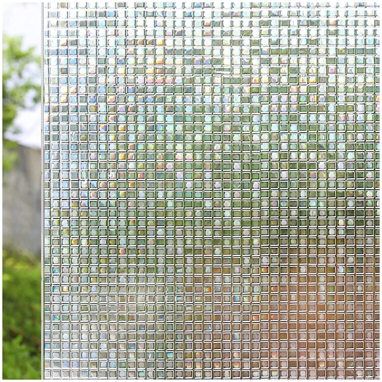 Privacy Window Film 3D Static Decoration Self-adhesive Glass Film for UV Rejection Heat Control Glass Window Stickers