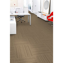 Mix and Match Plank Carpet Tiles 20 Tiles 54 Sqft 39.4" x 9.75" Earth Family 