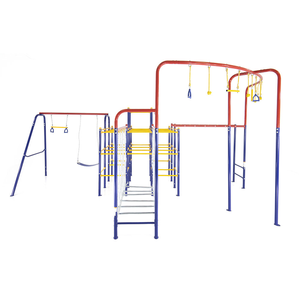 Activplay Modular Jungle Gym With Swing Set, Monkey Bars, Hanging