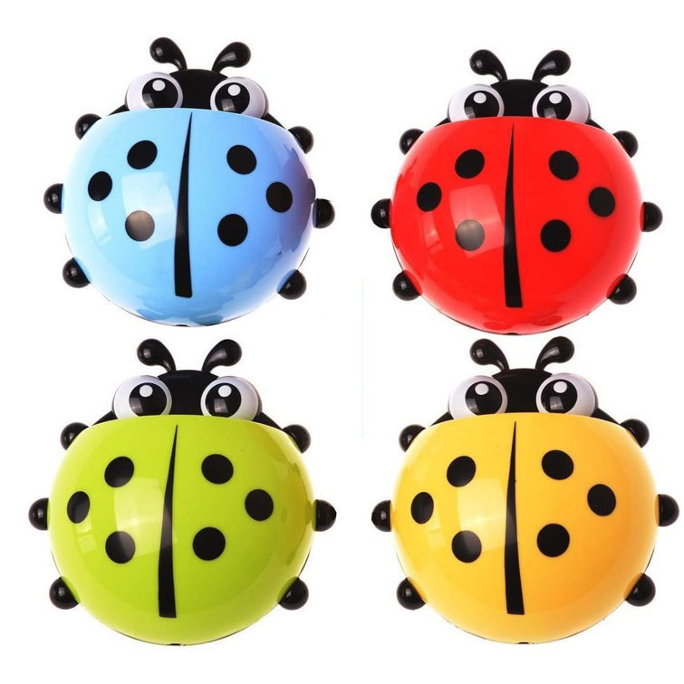 Creative Cute Cartoon Kids Wall Suction Cup Mount Toothbrush Toothpaste Holder Pencil Pen Container Box Travel Organizer Plastic Pocket Storage Organizer Creative Cute Cartoon Kids Wall Suction Cup Mount Toothbrush Toothpaste Holder Pencil Pen Container Box Travel Organizer Plastic Pocket Storage Organizer