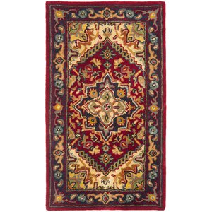 Balthrop Red Oriental Area Rug