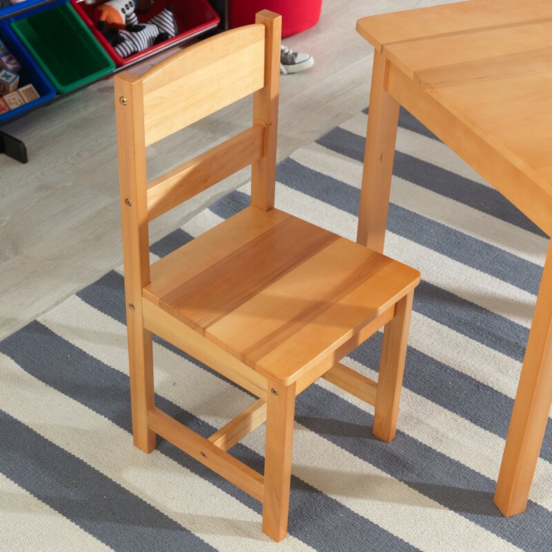 Kidkraft Kids 3 Piece Wood Table Chair Set Reviews Wayfair