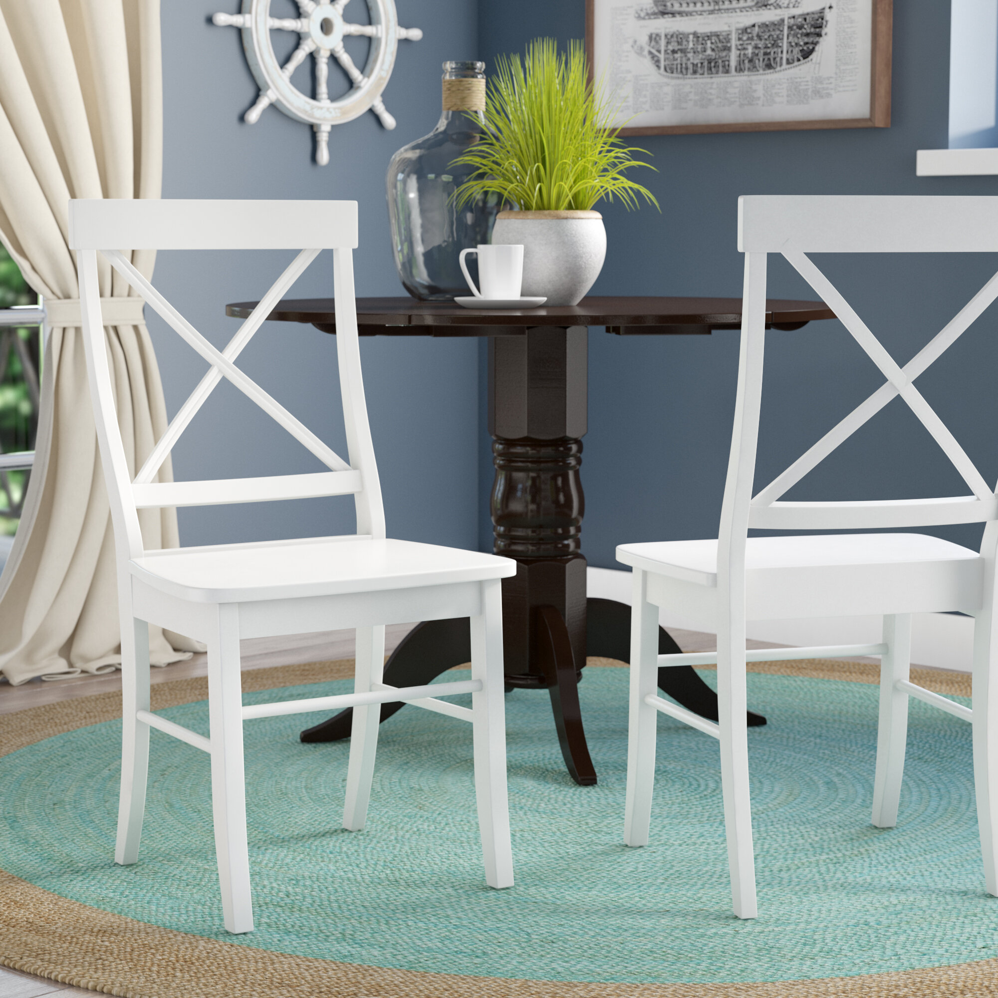 wayfair kitchen chairs white