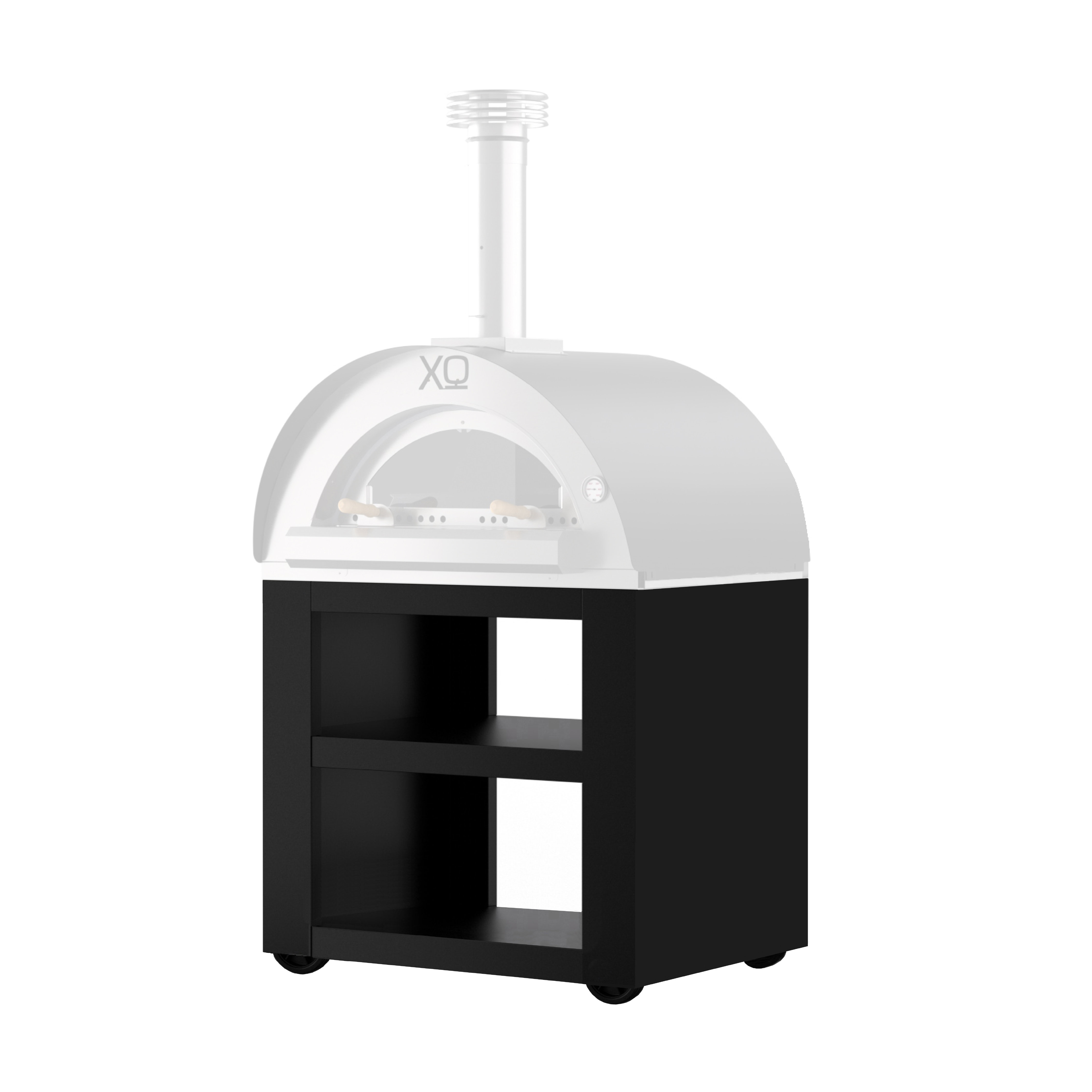 XO Appliance Stainless Steel Freestanding WoodFired Pizza Oven Cart in