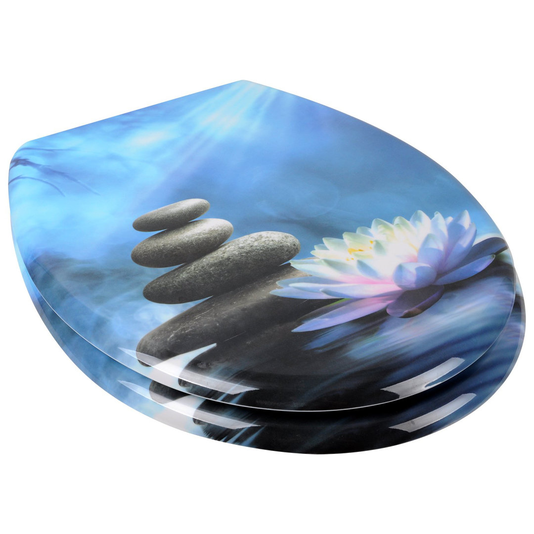 East Urban Home WC-Sitz Dejaneira mit Absenkautomatik