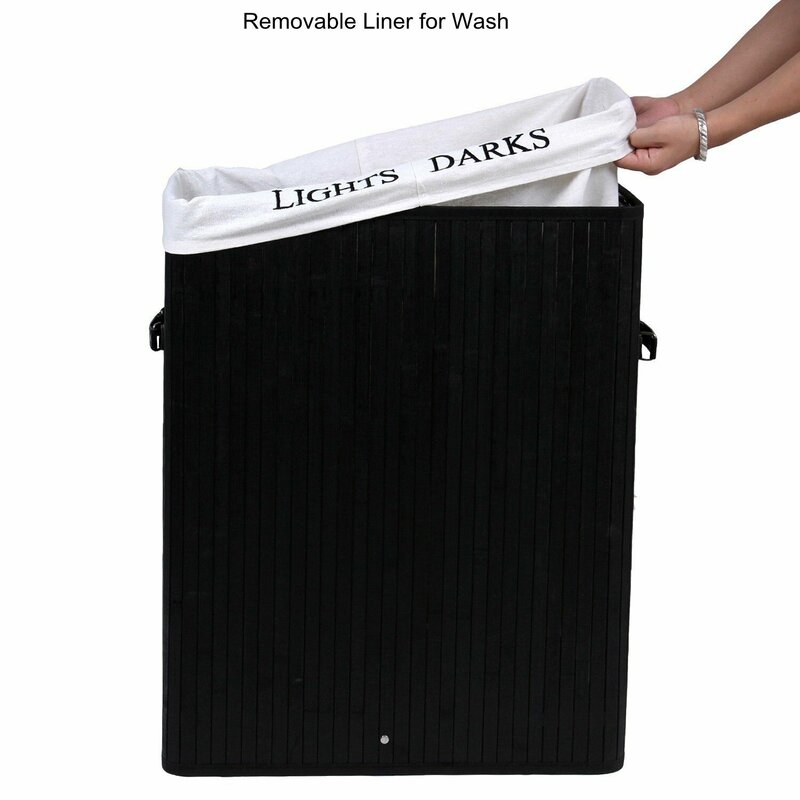 large double laundry hamper