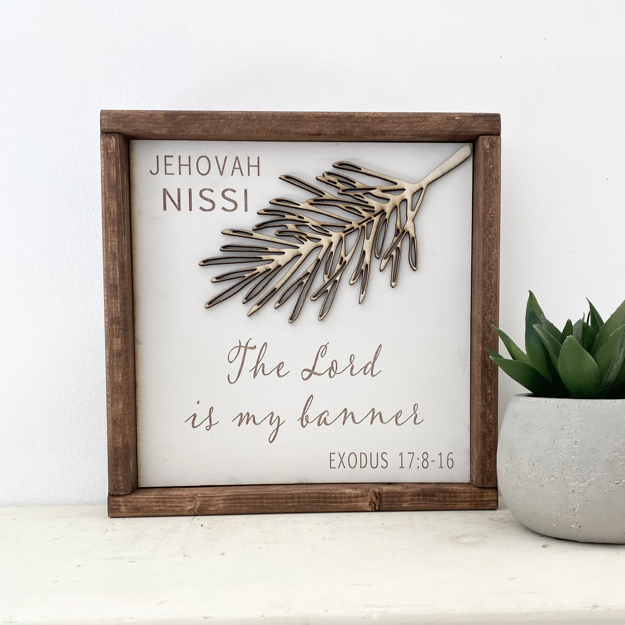 August Grove® Jehovah Nissi Sculpture | Wayfair