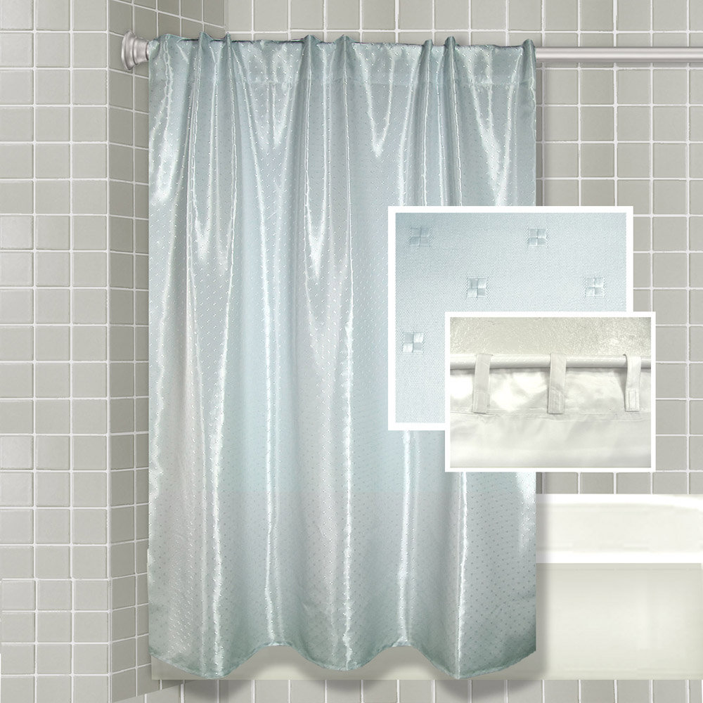 August Grove Lavette All In One 2 Piece Shower Curtain Set Wayfair