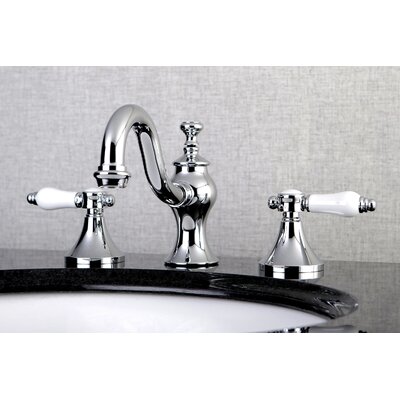 Vintage Widespread Bathroom Faucet With Pop Up Drain Kingston Brass