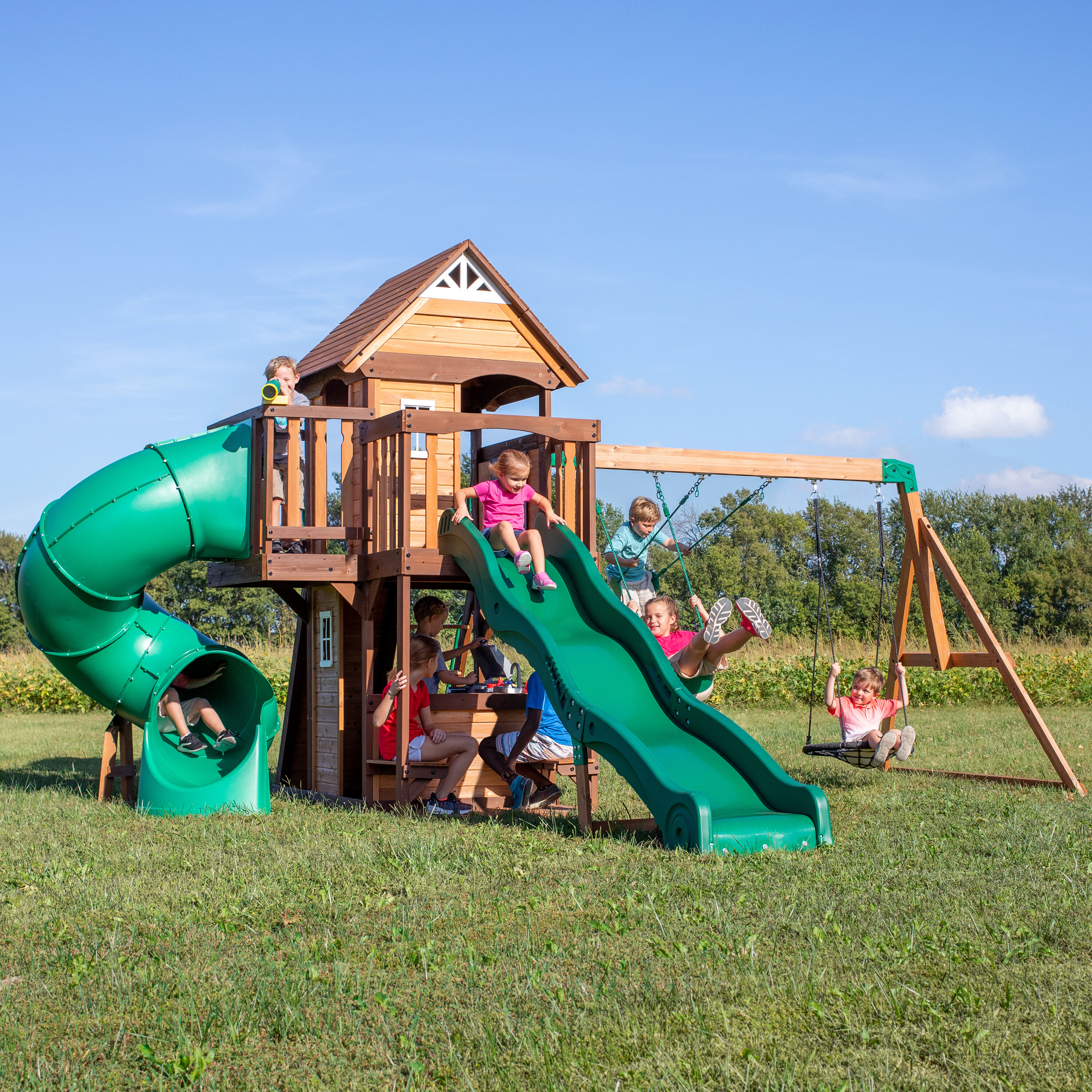 backyard discovery swing