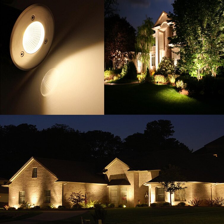 Low Voltage Landscape Lighting Pro Up Light Spot Integrated 5W LED in Black 