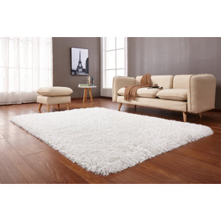 White Tufted Bed With Crystals Wayfair Crystal Vibrant Hand Tufted White Area Rug
