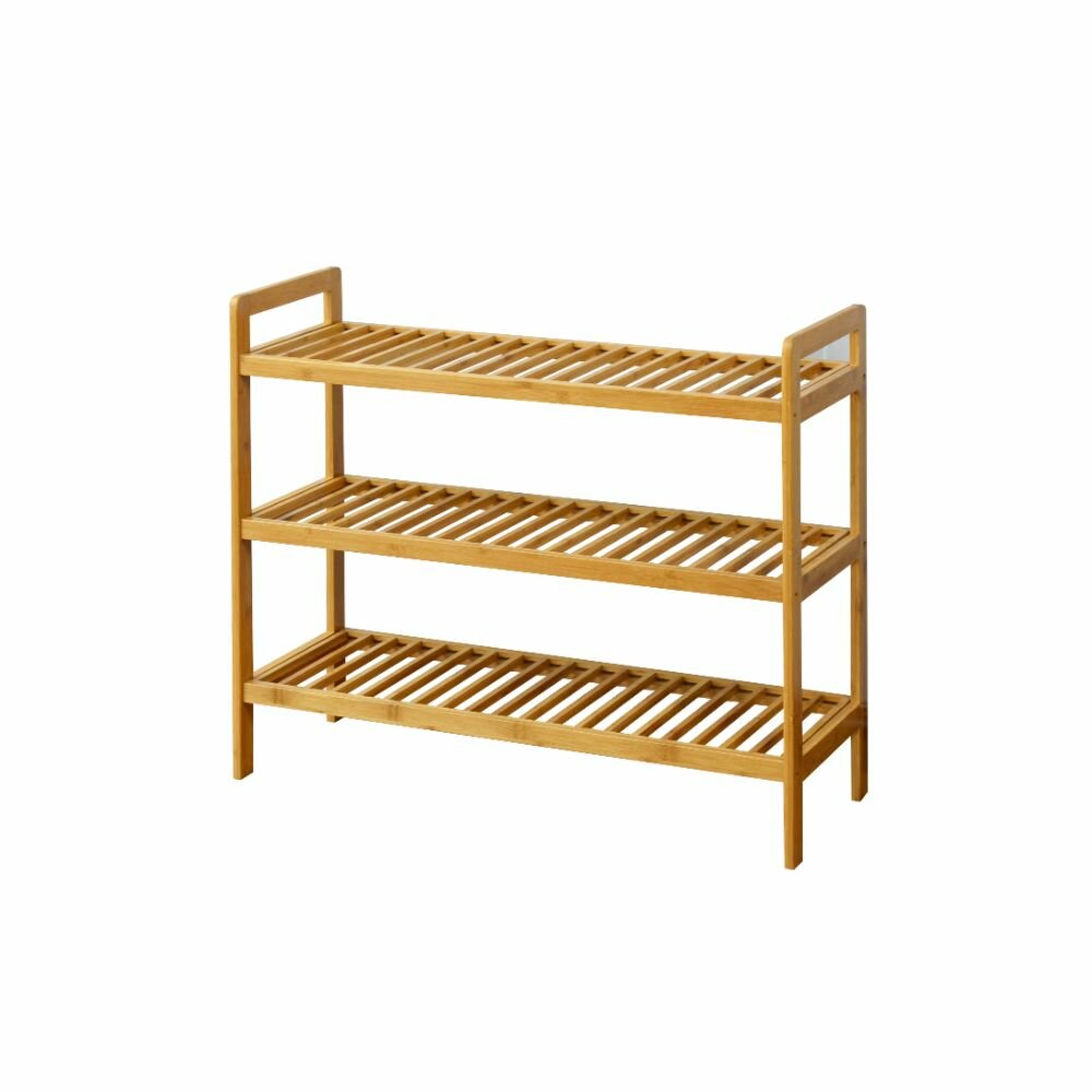 The Urban Port Bamboo 3 Tier Shoes Rack Reviews Wayfair