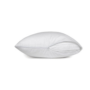 Poly Cotton Zippered Pillow Protector (Set of 2) by Right Choice Bedding