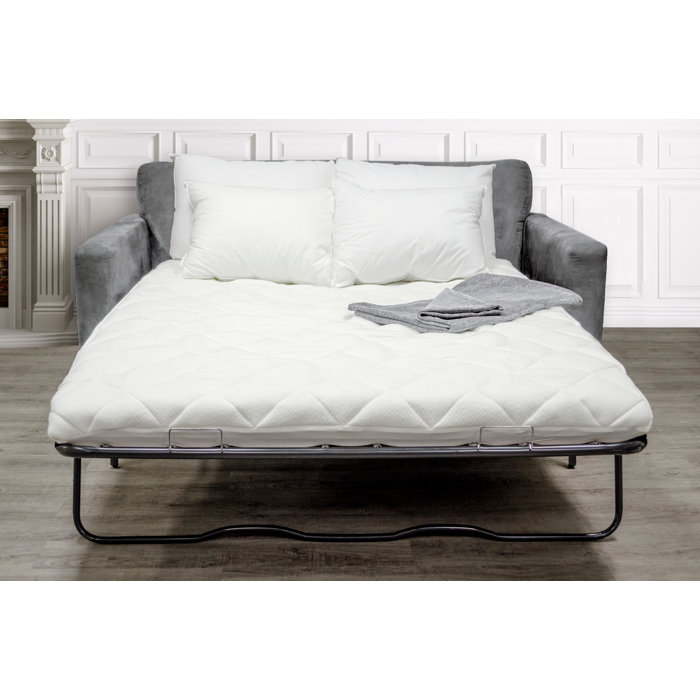 Alwyn Home Gorman Pull Out Sofa Bed Mattress Pad Wayfair Ca