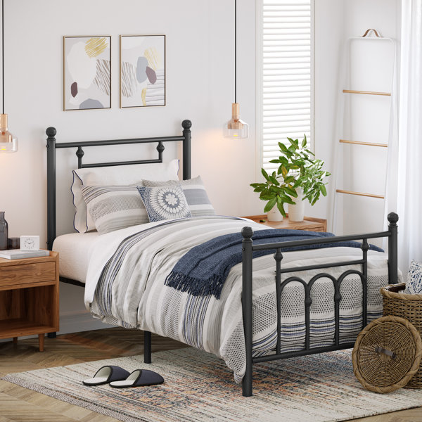 Bed Frame No Box Spring Needed Wayfair Ca