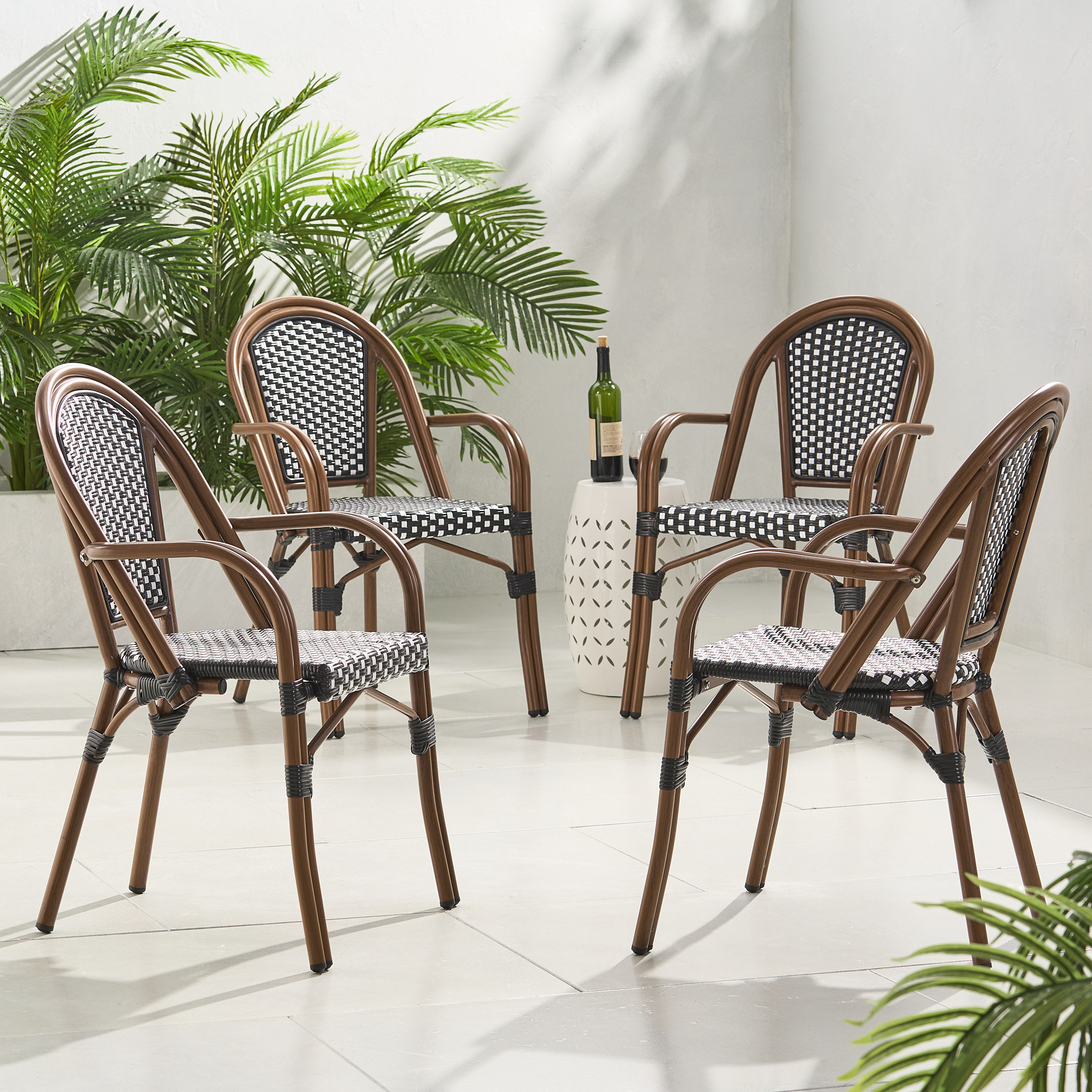 bistro chairs set of 4