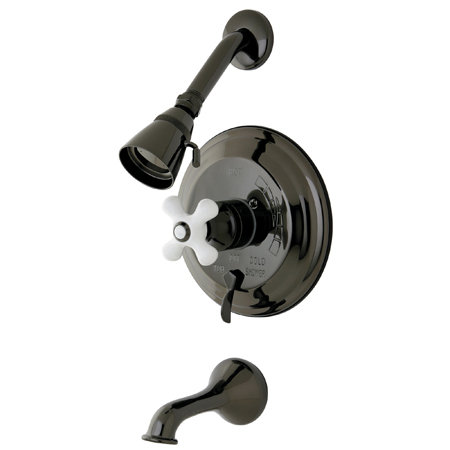 Kingston Brass Water Onyx Pressure Balanced Tub And Shower Faucet