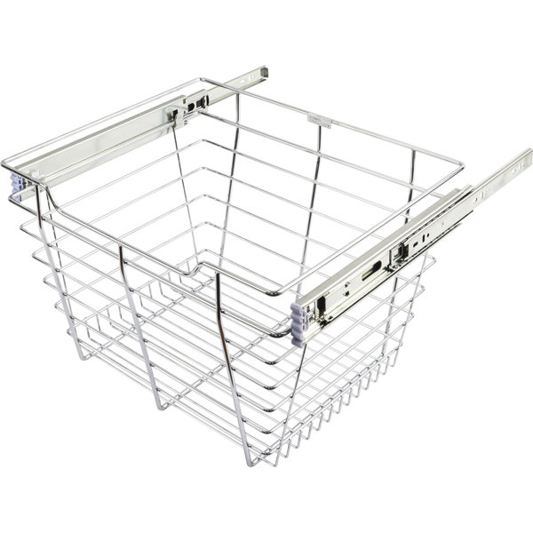 Closet Pull Out Wire Basket Wayfair
