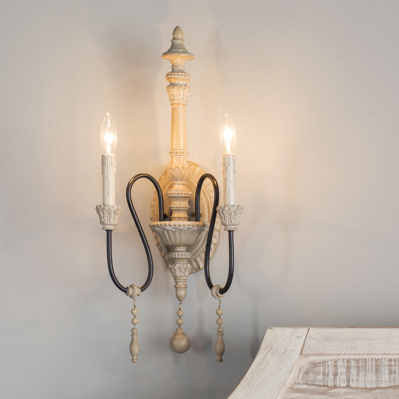 Corneau 2-Light Candle Wall Light