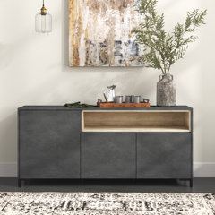 sideboards with open shelves