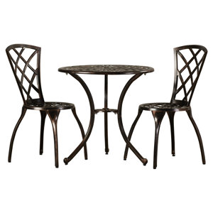 Hearst 3 Piece Bistro Set