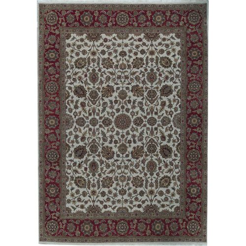 Bokara Rug Co Inc Safari Animal Print Hand Knotted Gold Beige Area Rug Wayfair