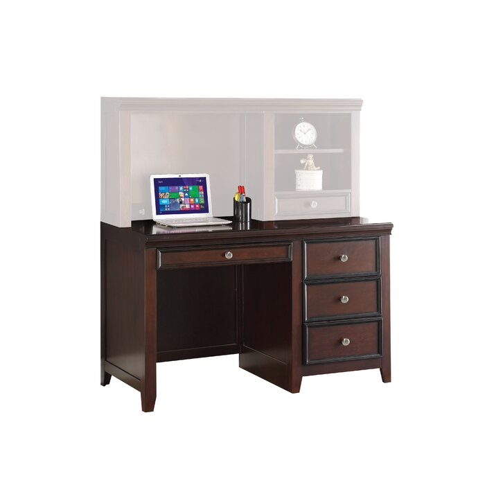 Canora Grey Drumfane Solid Wood Desk With Hutch Wayfair