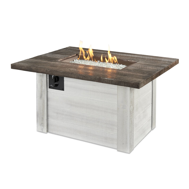 The Outdoor Greatroom Company Alcott Stainless Steel Concrete