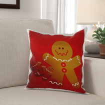 gingerbread throw pillows