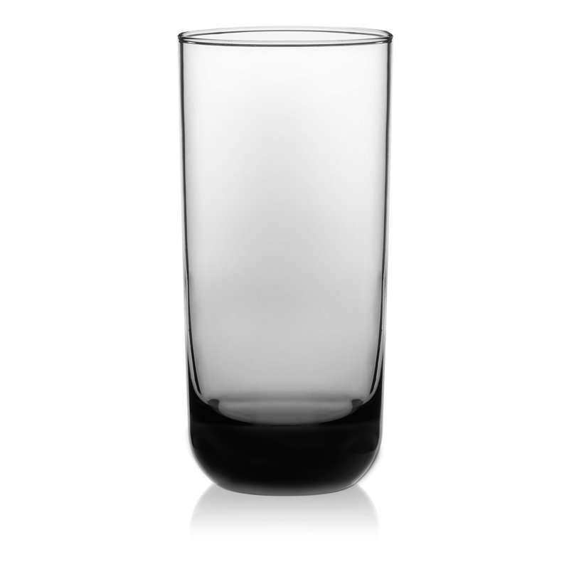 Libbey Polaris 16-Piece Tumbler and Rocks Glass Set Color: Smoke