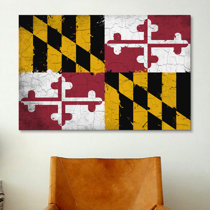 Maryland Flag Wall Art Wayfair