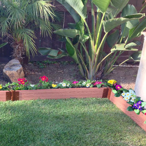 0.4 ft. x 16 ft. Classic Sienna Lawn Edging