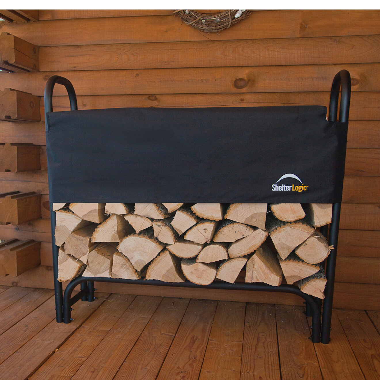 Shelterlogic 4 Ft Heavy Duty Log Rack With Cover Reviews Wayfair