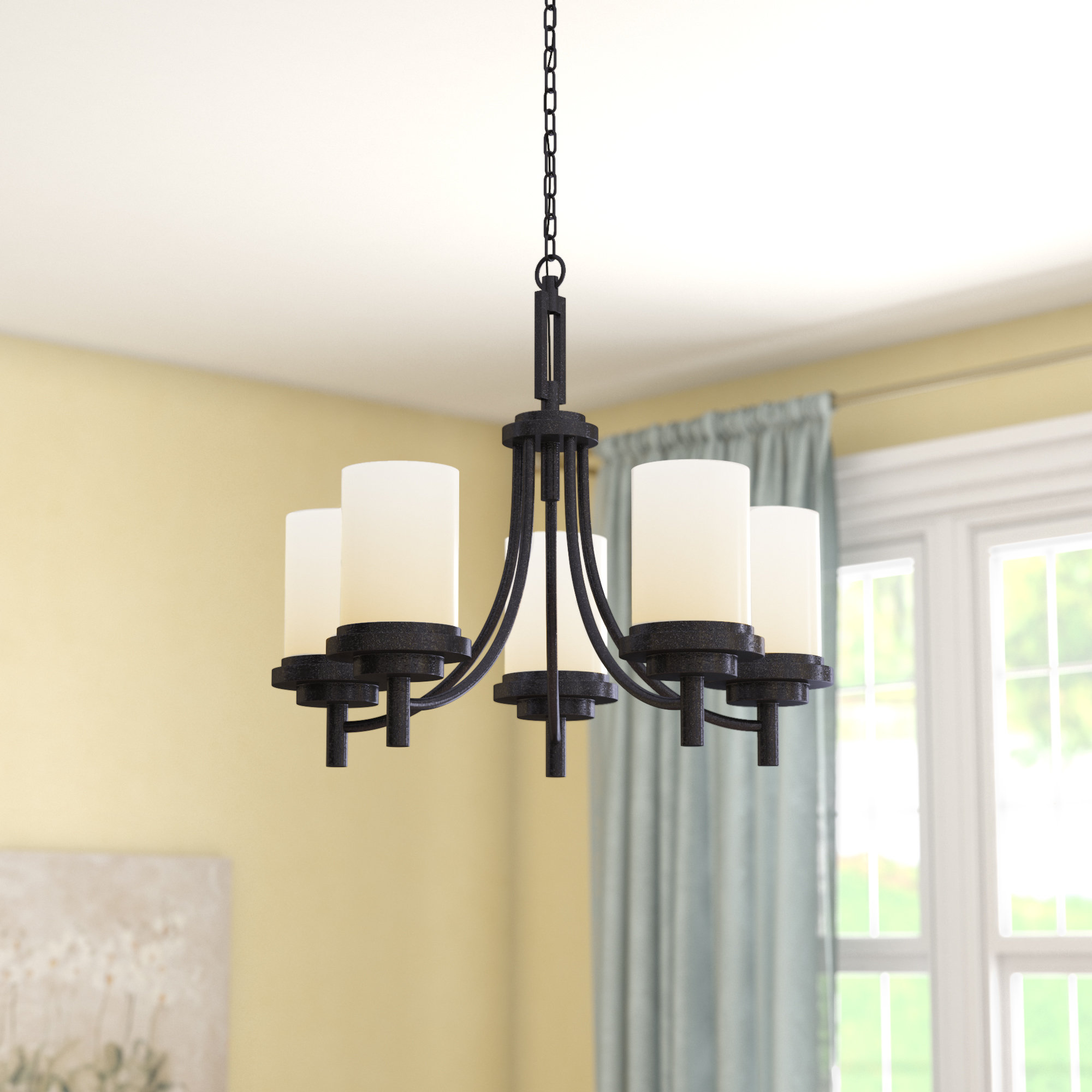 Charlton Home Tilford 5 Light Shaded Classic Traditional Chandelier Reviews Wayfair