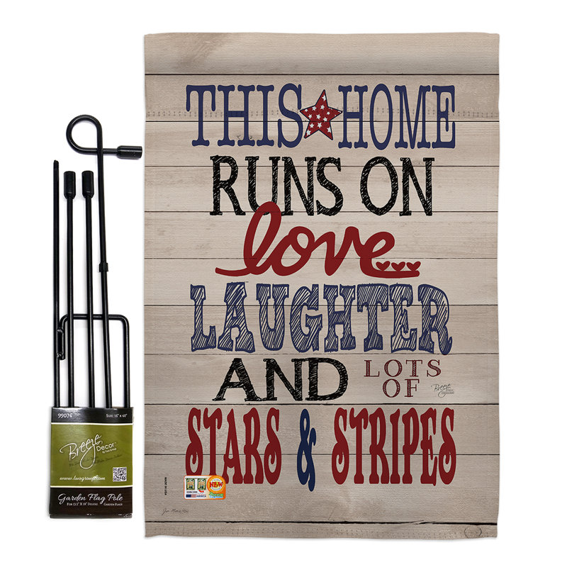 Breeze Decor This Home Star And Stripes Americana Patriotic