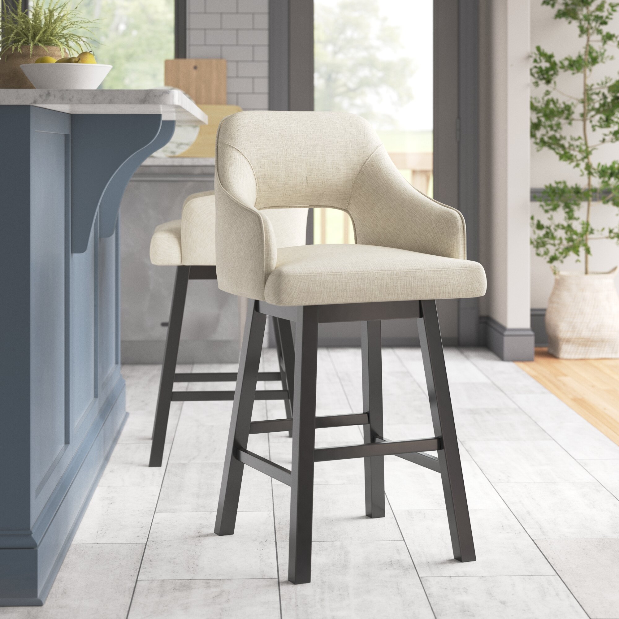 Laurel Foundry Modern Farmhouse Nestor Swivel Counter Bar Stool Reviews Wayfair