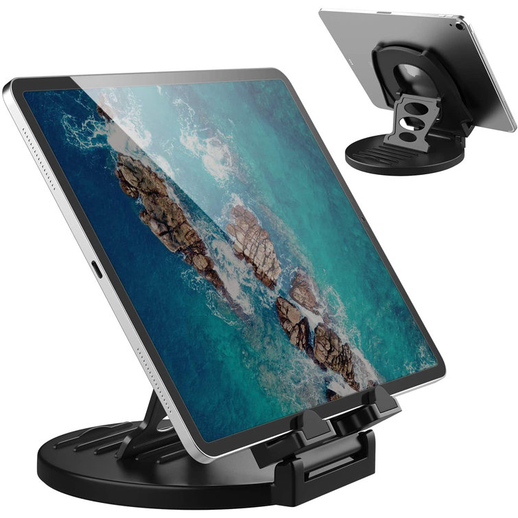 Abovetek Tablet Stand, 360° Rotating Commercial Ipad Stand, Swivel