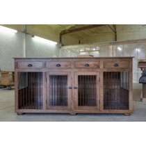 tv stand dog kennel