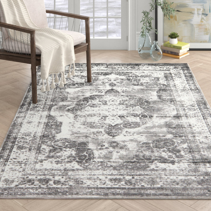 Mistana Brandt Oriental Gray Area Rug Reviews Wayfair
