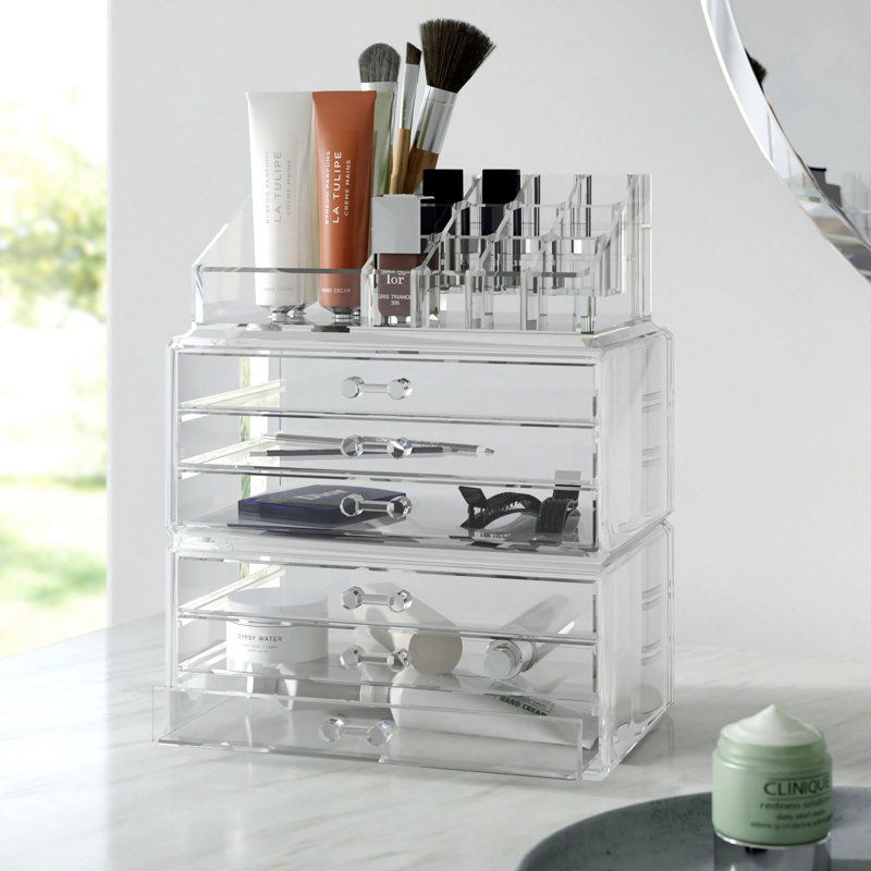 Project Tidy Angus 3 Piece Clear Cosmetic Organizer Set Reviews